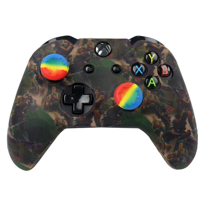 روکش دسته بازی Xbox One طرح Fortnite + روکش آنالوگ هدیه