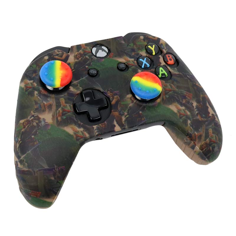 روکش دسته بازی Xbox One طرح Fortnite + روکش آنالوگ هدیه