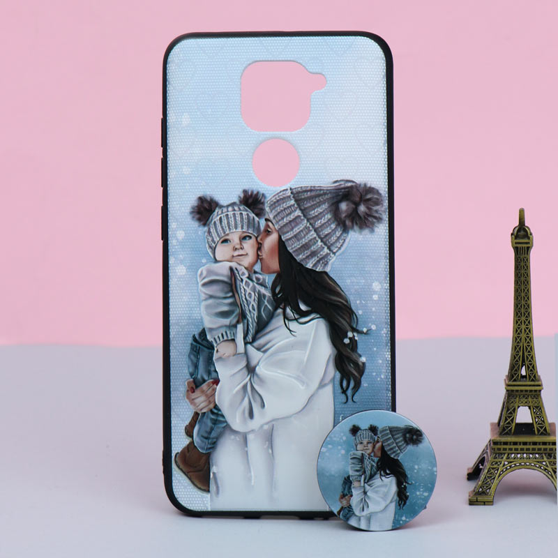 قاب + پاپ سوکت Xiaomi Redmi Note 9 کد5 سری B