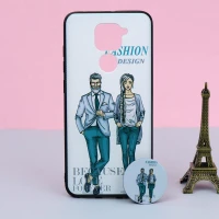 قاب + پاپ سوکت Xiaomi Redmi Note 9 کد6 سری B