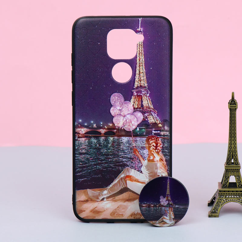 قاب + پاپ سوکت Xiaomi Redmi Note 9 کد2 سری B