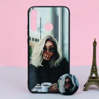 قاب + پاپ سوکت Huawei Y7p 2020 کد3 سری B
