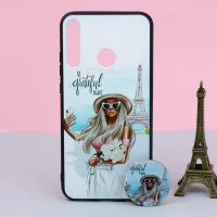 قاب + پاپ سوکت Huawei Y7p 2020 کد4 سری B