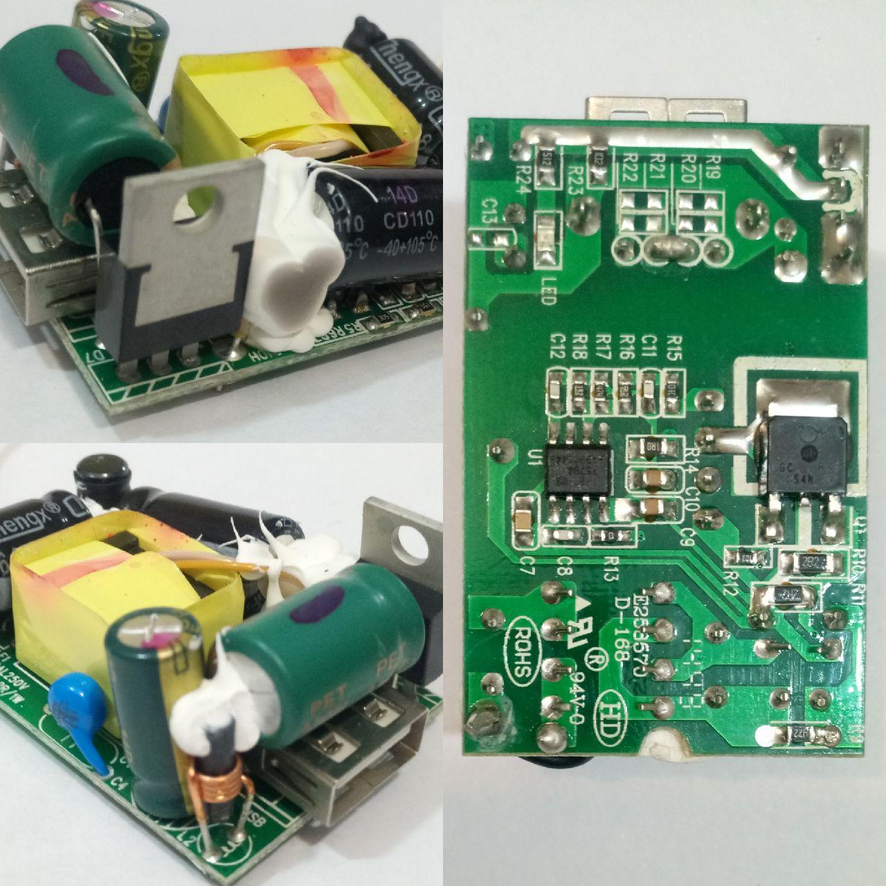 کلگی شارژ سرجعبه ZTE 2.1A