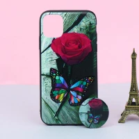 قاب + پاپ سوکت iPhone 11 کد7 سری B