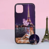 قاب + پاپ سوکت iPhone 11 کد2 سری B
