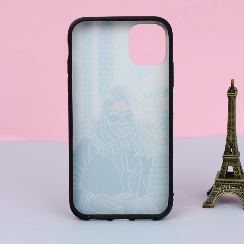 قاب طرحدار + پاپ سوکت iPhone 11 کد3 سری B