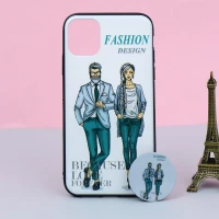 قاب + پاپ سوکت iPhone 11 کد6 سری B