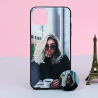 قاب + پاپ سوکت iPhone 11 Pro Max کد3 سری B