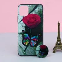 قاب + پاپ سوکت iPhone 11 Pro Max کد7 سری B