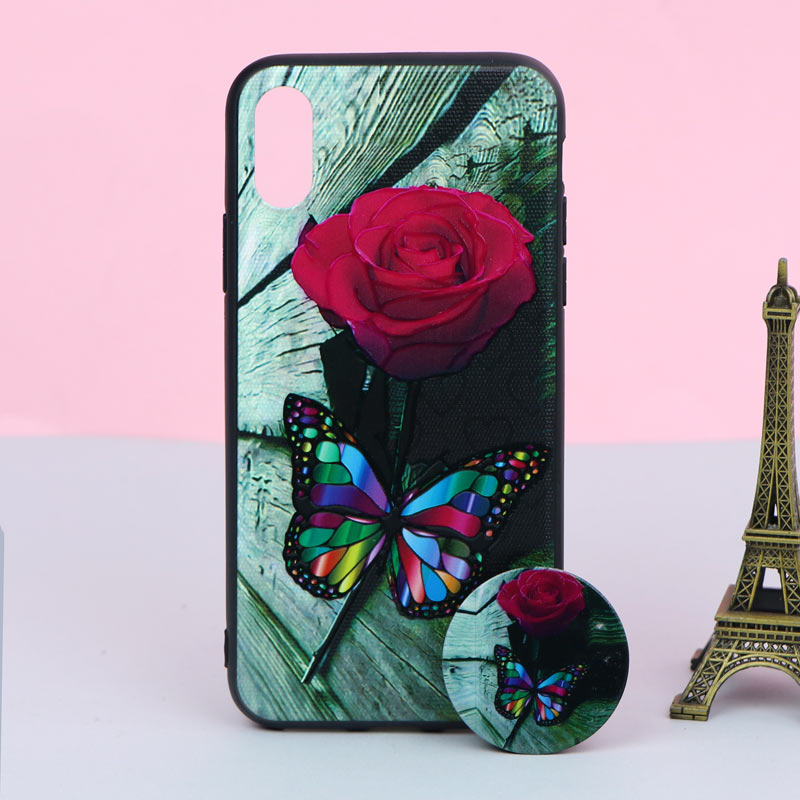 قاب + پاپ سوکت iPhone X کد7 سری B