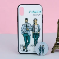 قاب + پاپ سوکت iPhone X کد6 سری B