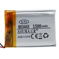 باتری لیتیوم 1500mAh 43*33*9mm 803443