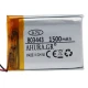 باتری لیتیوم 1500mAh 43*33*9mm 803443