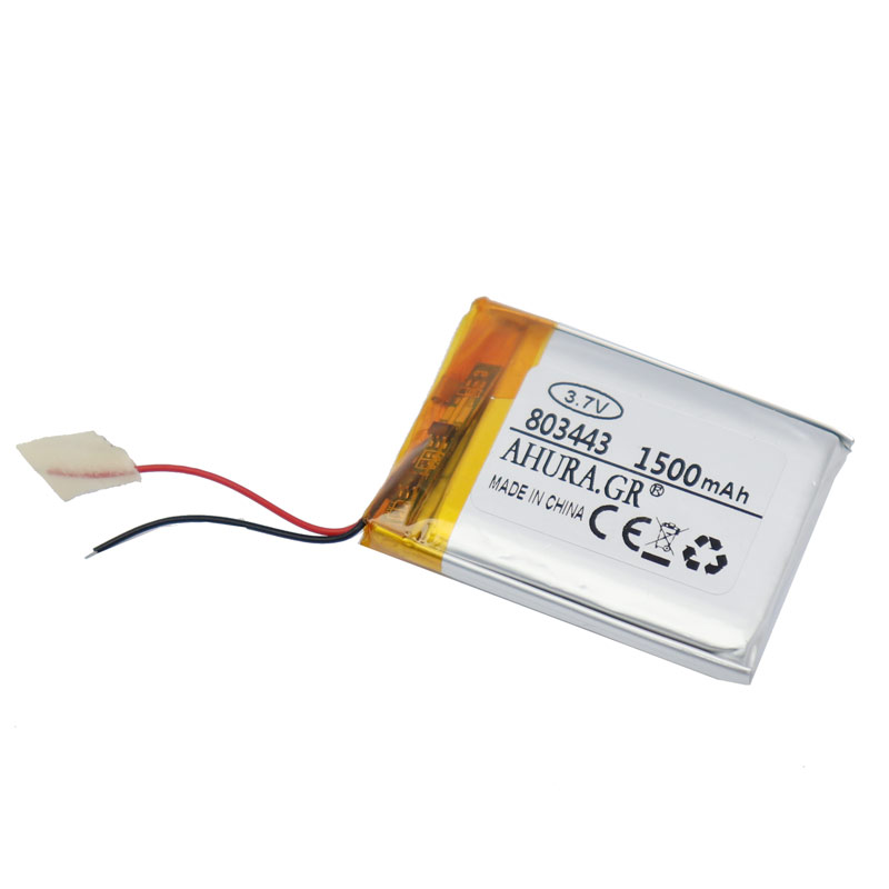 باتری لیتیوم 1500mAh 43*33*9mm 803443