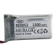 باتری لیتیوم 1500mAh 55*29*10mm 903052
