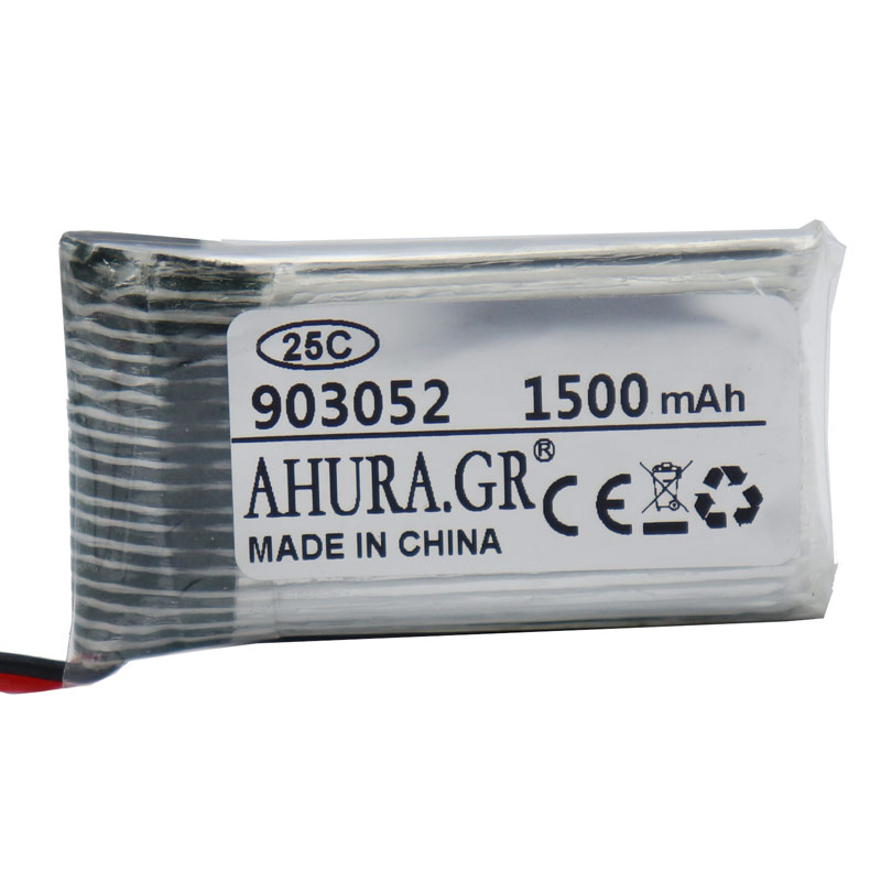 باتری لیتیوم 1500mAh 55*29*10mm 903052