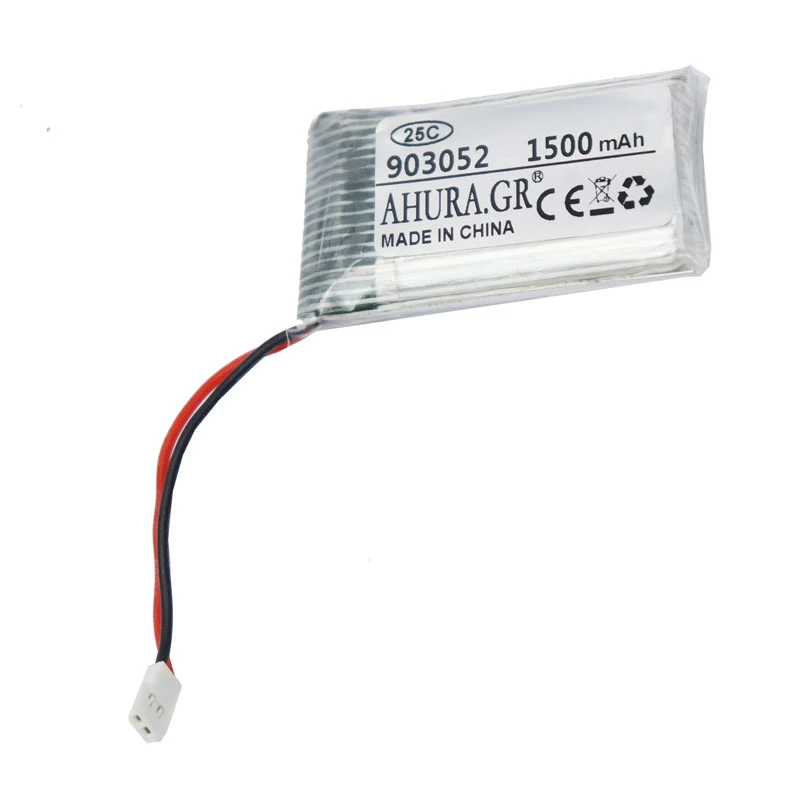 باتری لیتیوم 1500mAh 55*29*10mm 903052