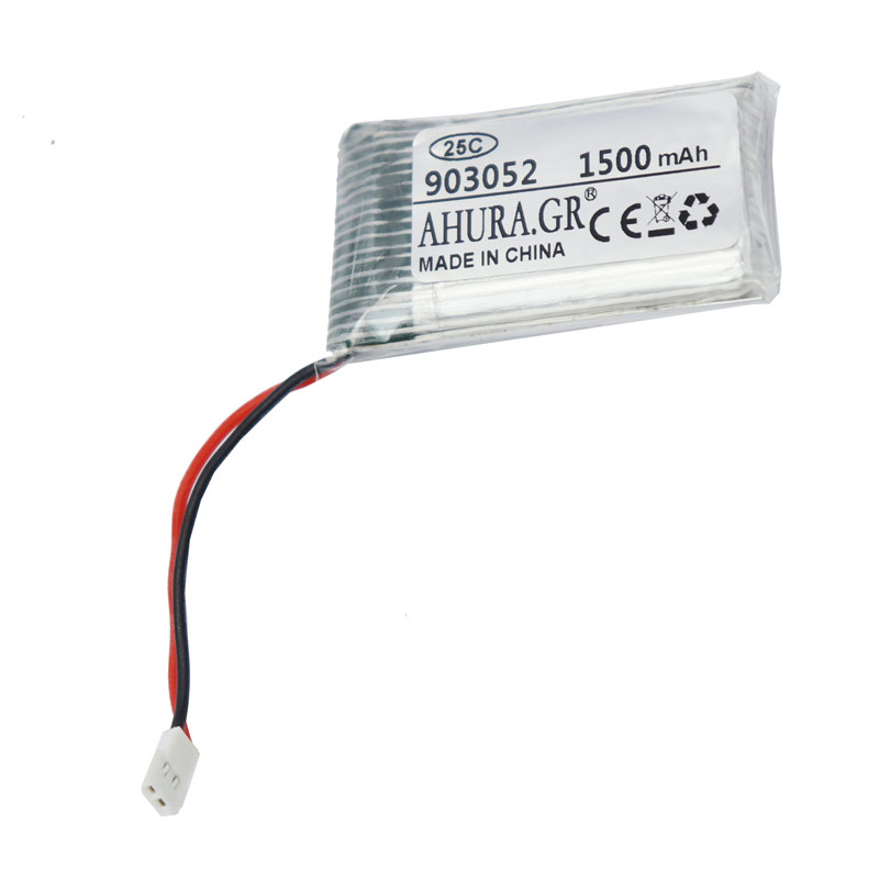 باتری لیتیوم 1500mAh 55*29*10mm 903052