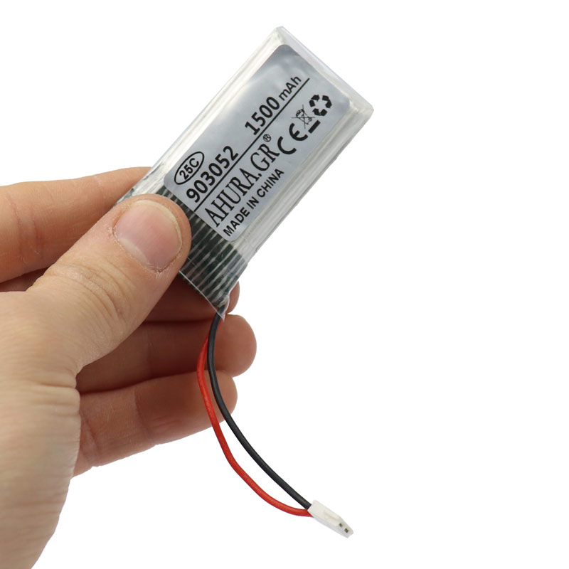 باتری لیتیوم 1500mAh 55*29*10mm 903052