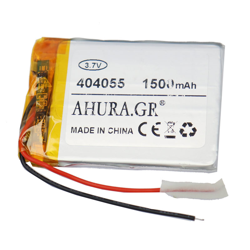 باتری لیتیوم 1500mAh 55*40*3mm 404055