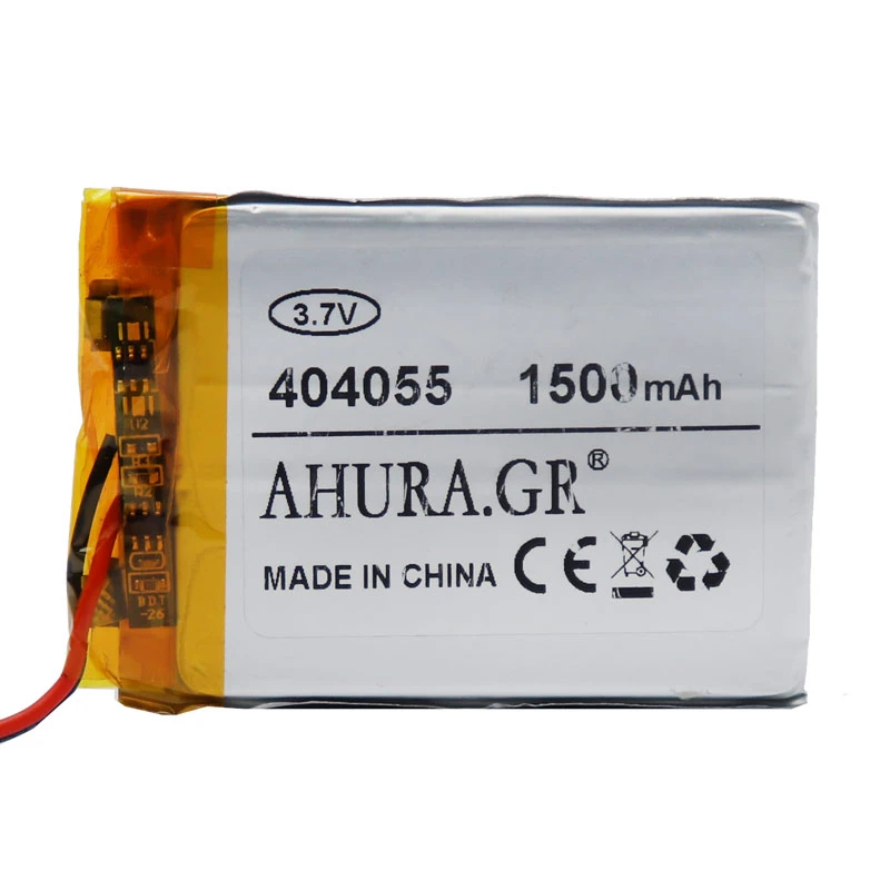 باتری لیتیوم 1500mAh 55*40*3mm 404055