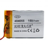 باتری لیتیوم 1500mAh 55*40*3mm 404055