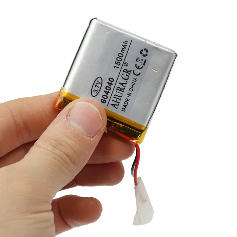 باتری لیتیوم 1500mAh 6*39*40mm 604040