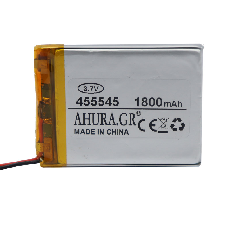 باتری لیتیوم 1800mAh 54*40*5mm 455545