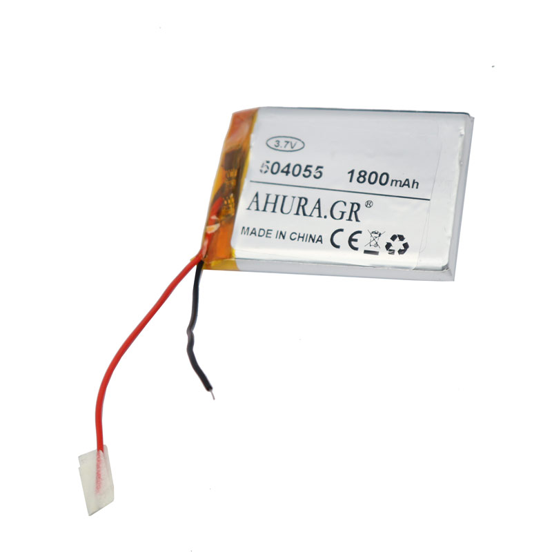 باتری لیتیوم 1800mAh 55*35*5mm 504055