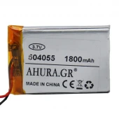 باتری لیتیوم 1800mAh 55*35*5mm 504055