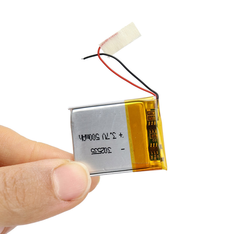 باتری لیتیوم 500mAh 30*25*2mm 302535