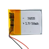 باتری لیتیوم 500mAh 30*25*2mm 302535