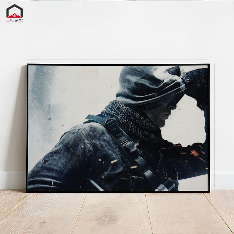تابلو شاسی 20*15 Call Of Duty Ghost