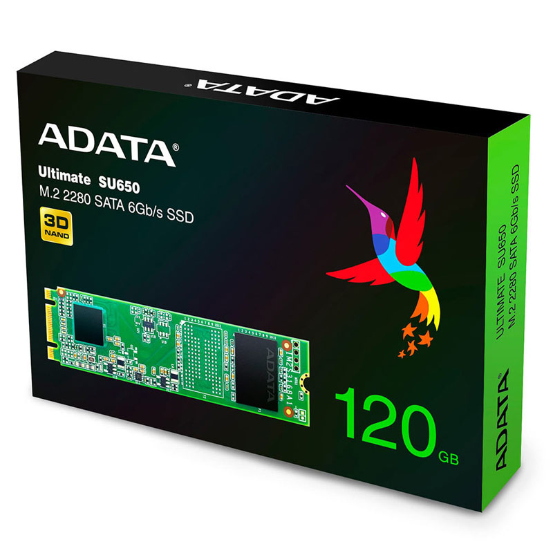 حافظه SSD ای دیتا ADATA Ultimate SU650 120GB M.2
