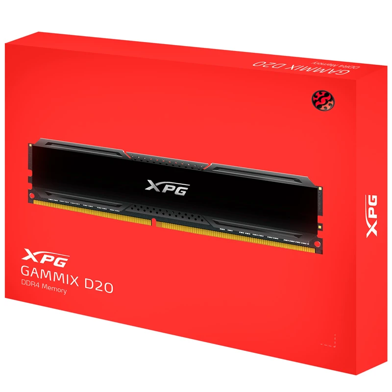 رم کامپیوتر ADATA XPG GAMMIX D20 U-DIMM DDR4 8GB 3600MHz CL18