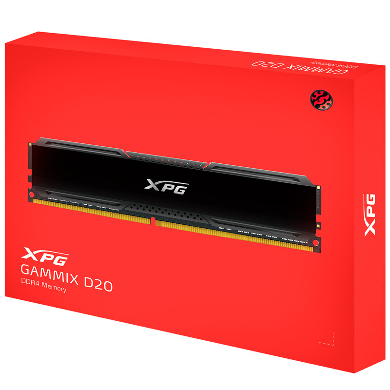 رم کامپیوتر ADATA XPG GAMMIX D20 U-DIMM DDR4 8GB 3600MHz CL18