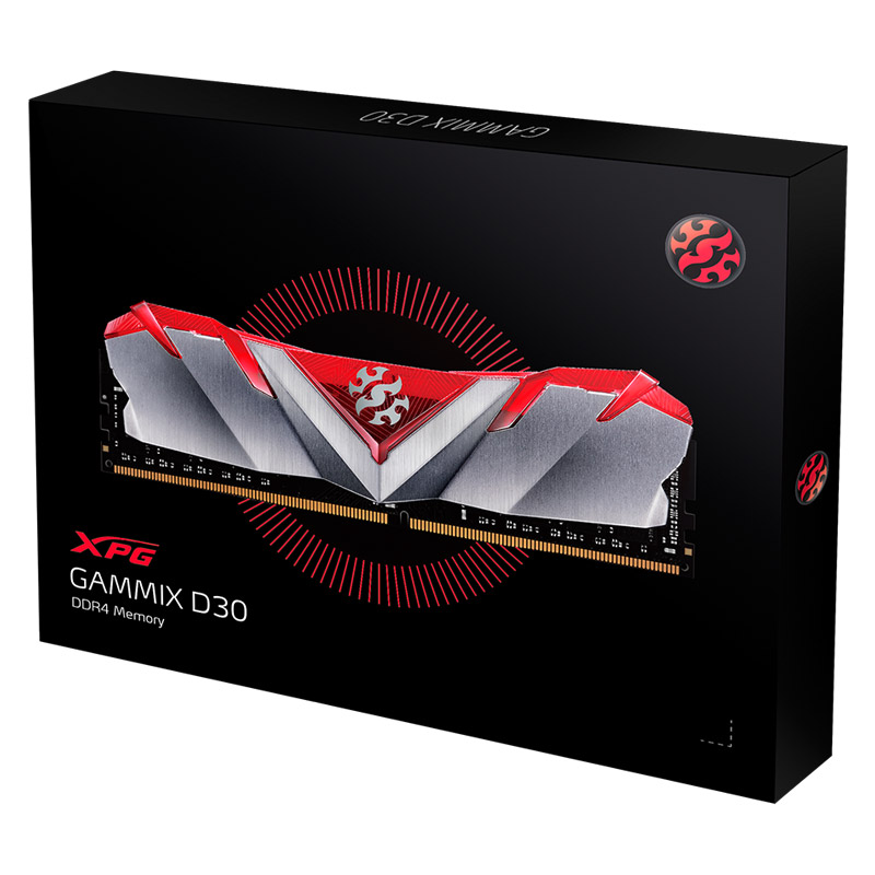 رم کامپیوتر ADATA XPG GAMMIX D30 U-DIMM DDR4 8GB 3000MHz CL16 Single