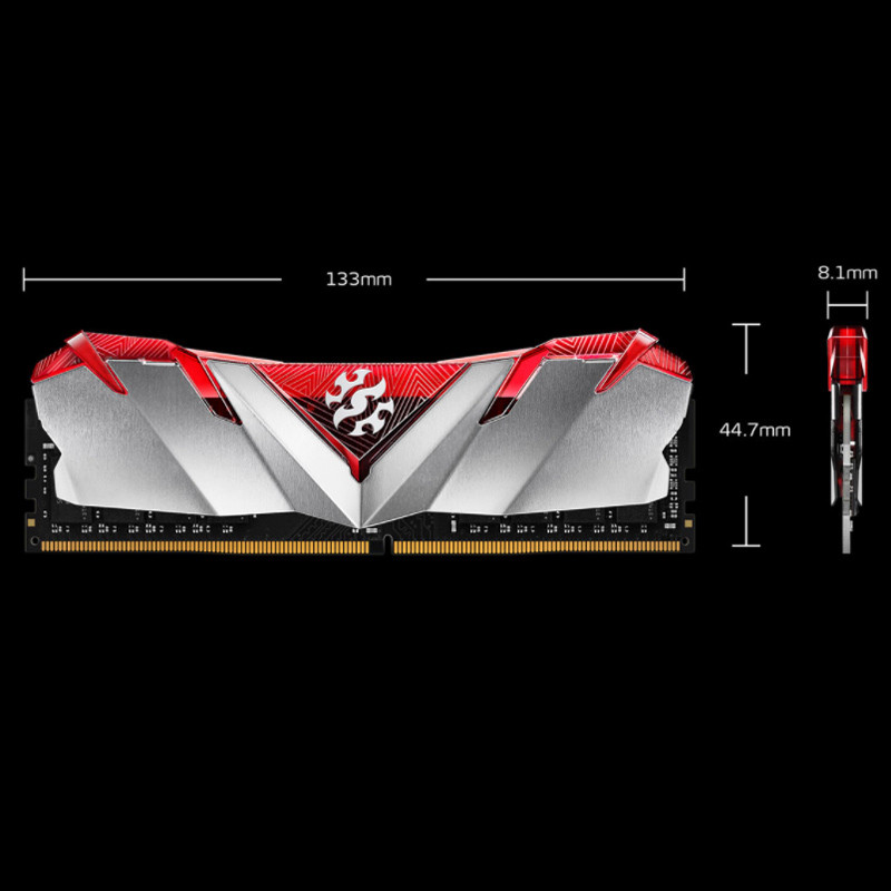 رم کامپیوتر ADATA XPG GAMMIX D30 U-DIMM DDR4 8GB 3000MHz CL16 Single