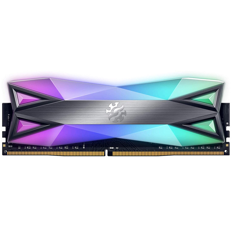 رم ای دیتا XPG SPECTRIX D60G RGB Tungsten Grey 8G 3600MHz
