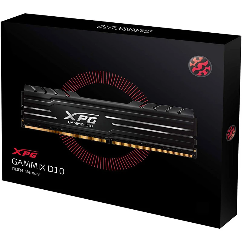 رم کامپیوتر Adata XPG Gammix D10 U-DIMM DDR4 16GB 3600MHz CL18 Dual