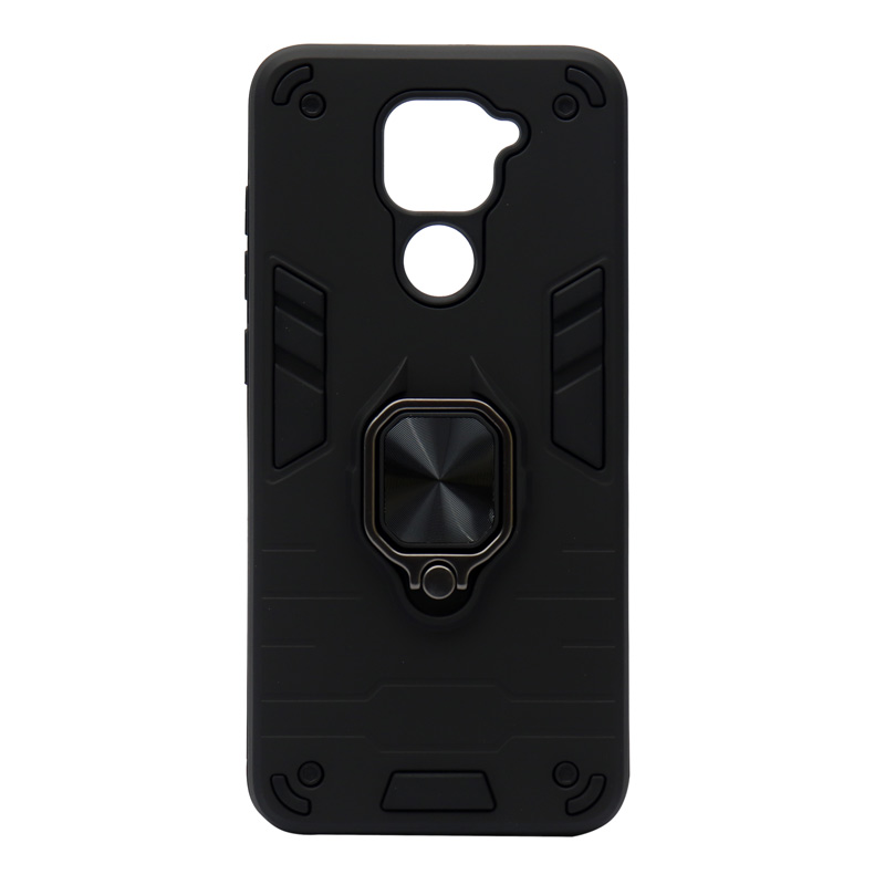 قاب ضد ضربه هولدر دار Black Panter شیائومی Redmi Note 9