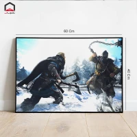 تابلو شاسی Assassins Creed VALHALLA 40*60 کد 3