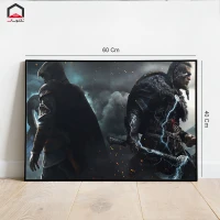 تابلو شاسی Assassins Creed VALHALLA 40*60 کد 4