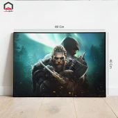 تابلو شاسی Assassins Creed VALHALLA 40*60 کد 5