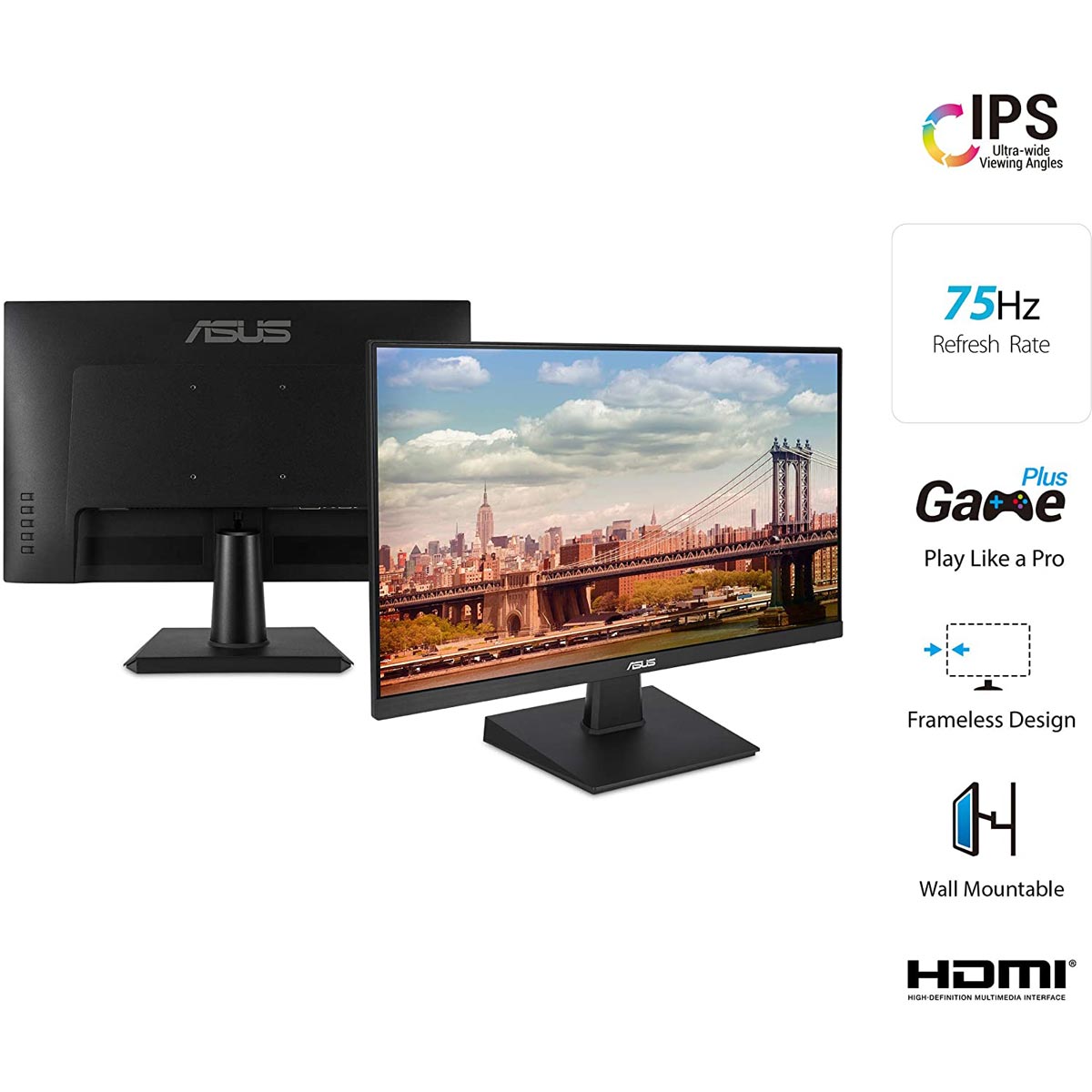 مانیتور ایسوس VA24EHE سایز 23.8 اینچ