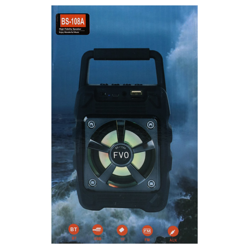 اسپیکر بلوتوثی رم و فلش خور FVO BS-108A