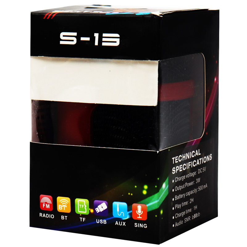 اسپیکر بلوتوثی رم و فلش خور BT S-13