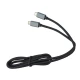 کابل تبدیل فست شارژ BUDI M8J178TT-BLK Type-C to Type-C 3A 1.2m