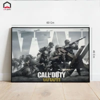 تابلو شاسی Call Of Duty World War 2 40*60